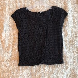 Navy with holes shirt